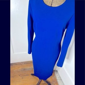 Royal Blue Midi Dress